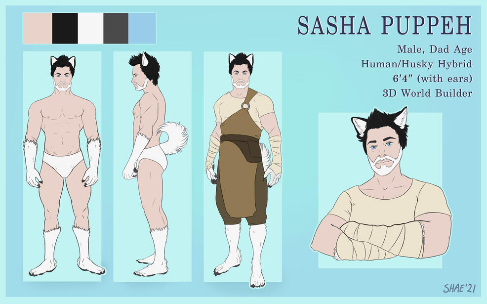 Ref with 2 extra full body views and 1 bust